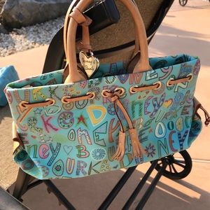 Dooney and Bourke Purse new with colored letters